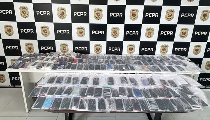 Foto: PCPR Segurança Pública reduz em 45% roubos e furtos de celulares no Paraná desde 2018